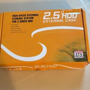 Orange 2.5" HDD External Case